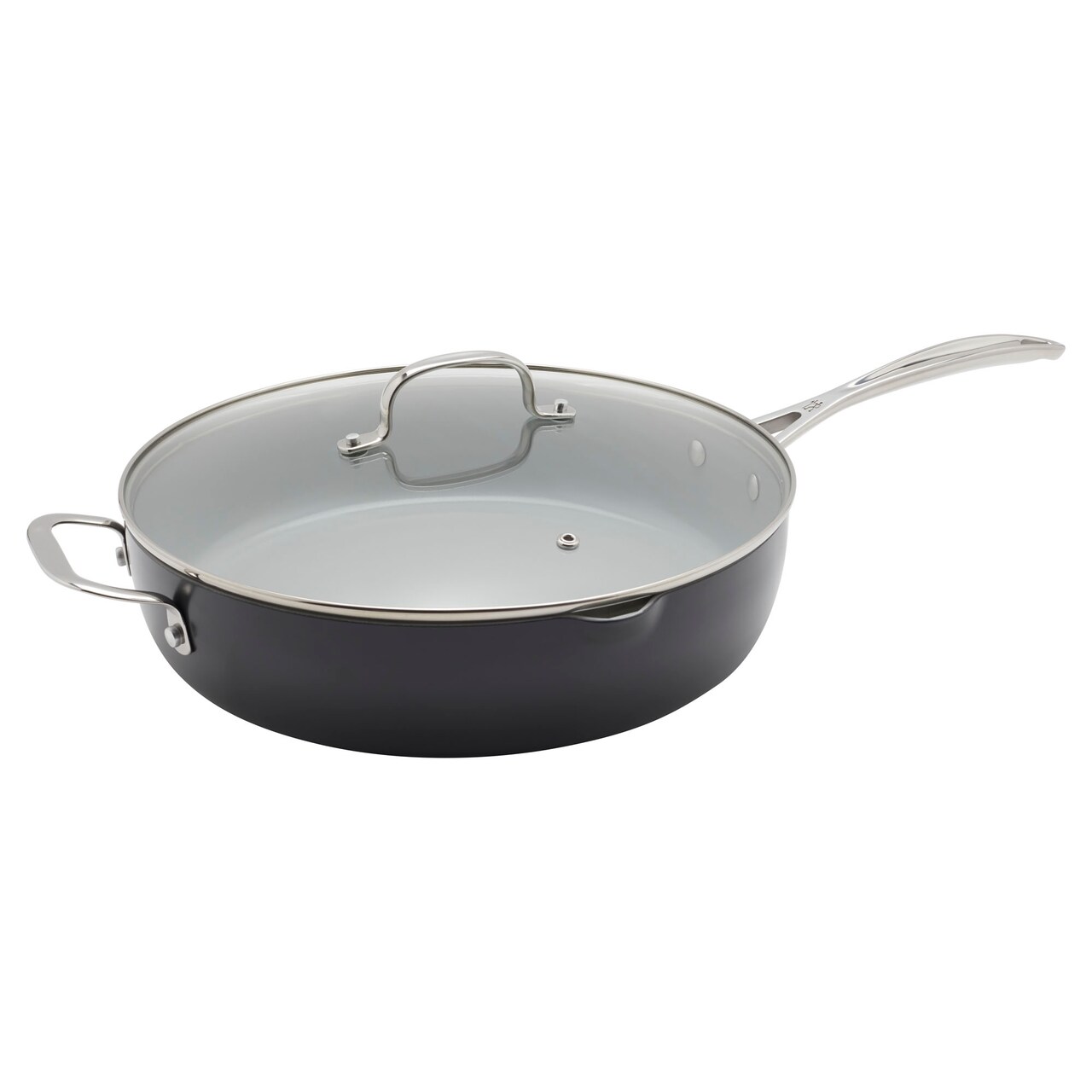 Henckels 5-qt Everyday Ceramic Nonstick Saute Pan with Handle Helper & Lid